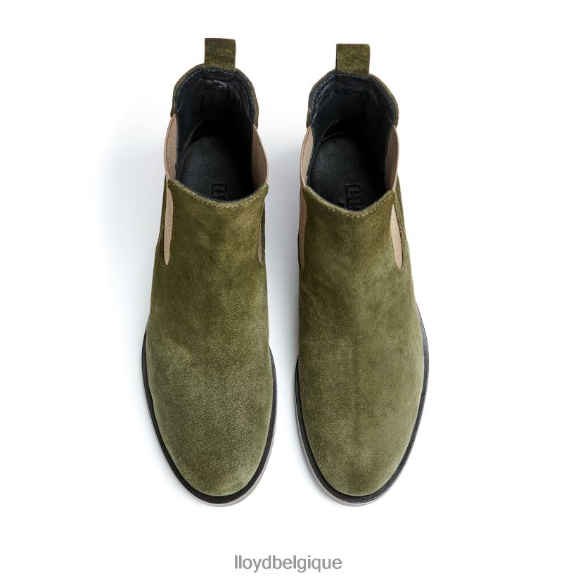 LLOYD bottines à enfiler en cuir brut femmes vert 4Z6Z66935 chaussures