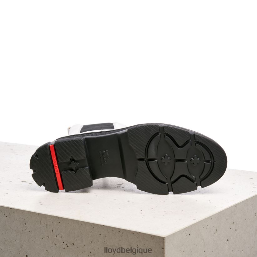 LLOYD bottines à enfiler en cuir lisse femmes blanc 4Z6Z66875 chaussures