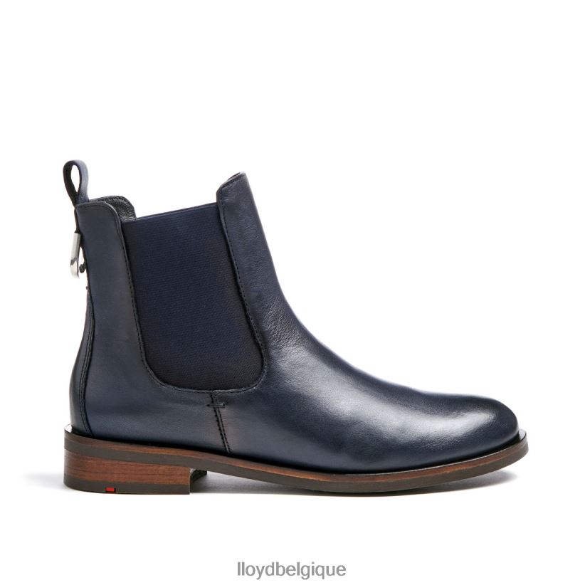 LLOYD bottines à enfiler en cuir lisse femmes bleu 4Z6Z66934 chaussures