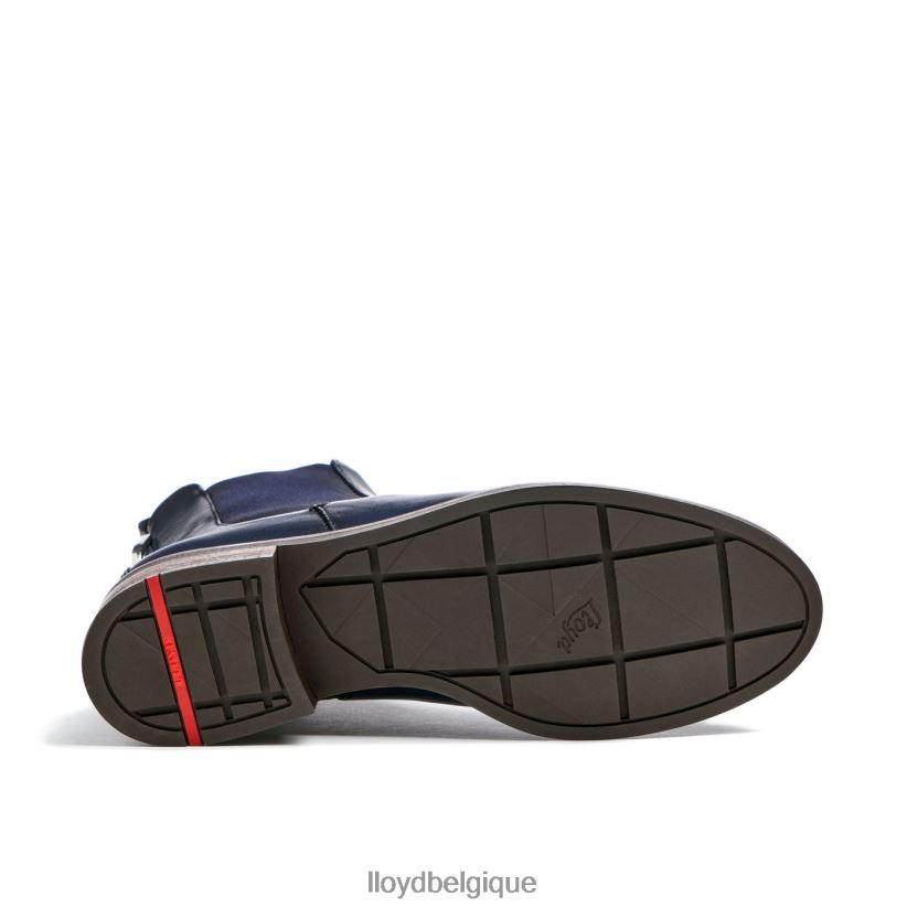 LLOYD bottines à enfiler en cuir lisse femmes bleu 4Z6Z66934 chaussures