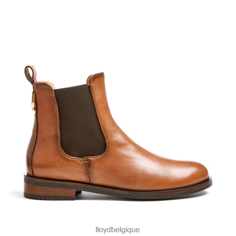 LLOYD bottines à enfiler en cuir lisse femmes brun 4Z6Z66933 chaussures