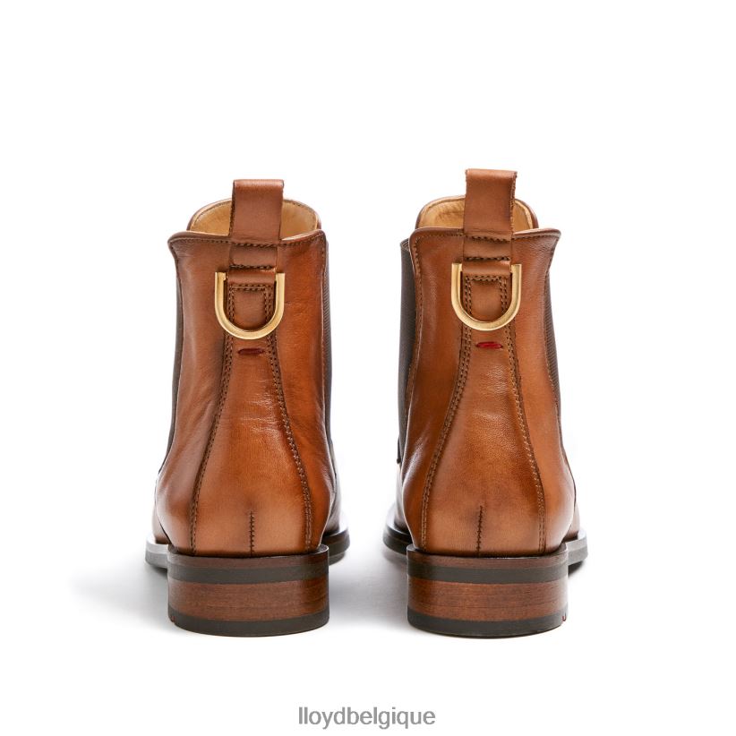 LLOYD bottines à enfiler en cuir lisse femmes brun 4Z6Z66933 chaussures