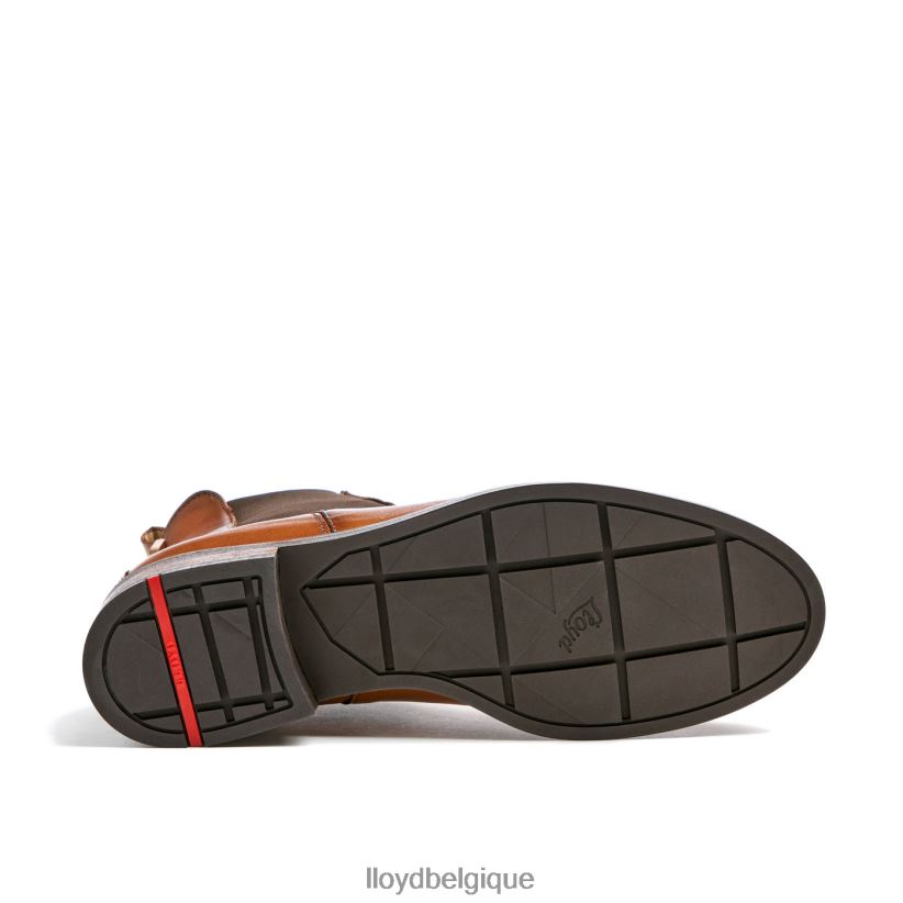 LLOYD bottines à enfiler en cuir lisse femmes brun 4Z6Z66933 chaussures