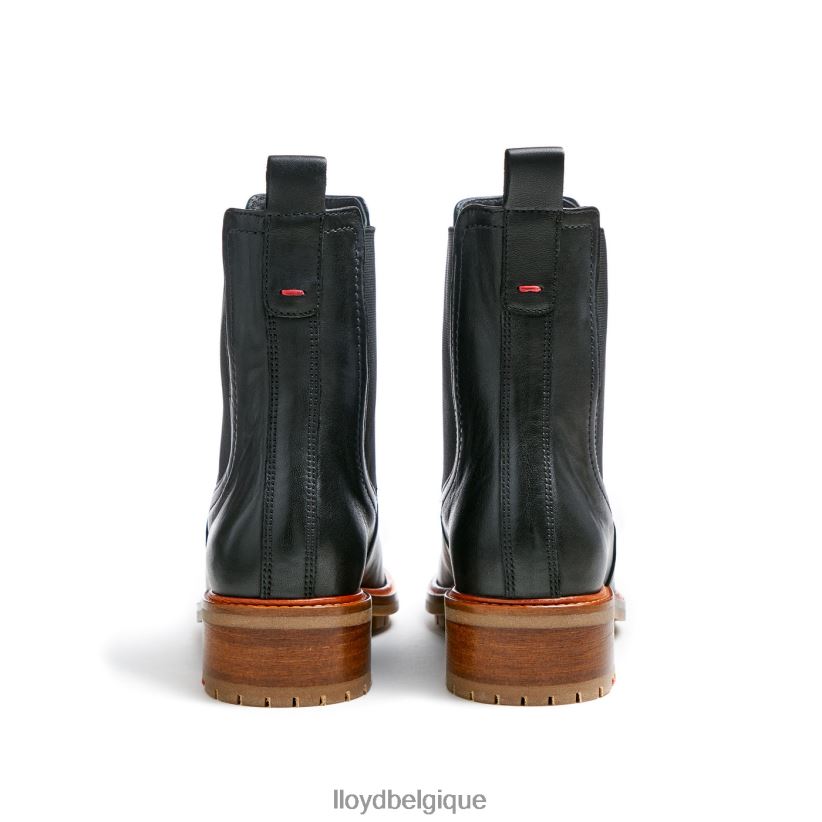LLOYD bottines à enfiler en cuir lisse femmes noir 4Z6Z66923 chaussures