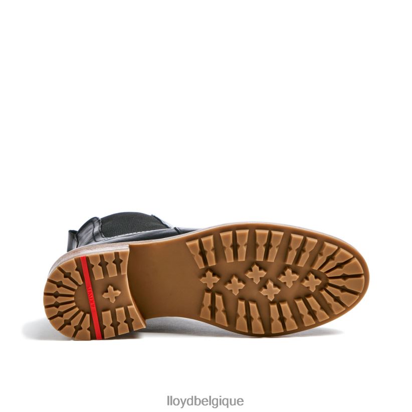 LLOYD bottines à enfiler en cuir lisse femmes noir 4Z6Z66923 chaussures