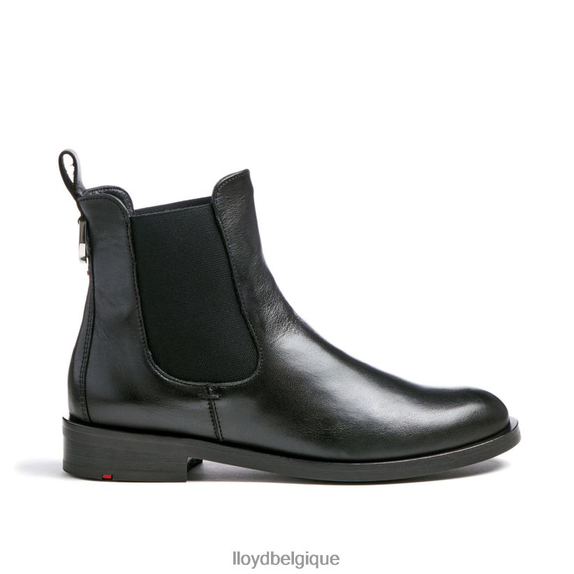 LLOYD bottines à enfiler en cuir lisse femmes noir 4Z6Z66932 chaussures