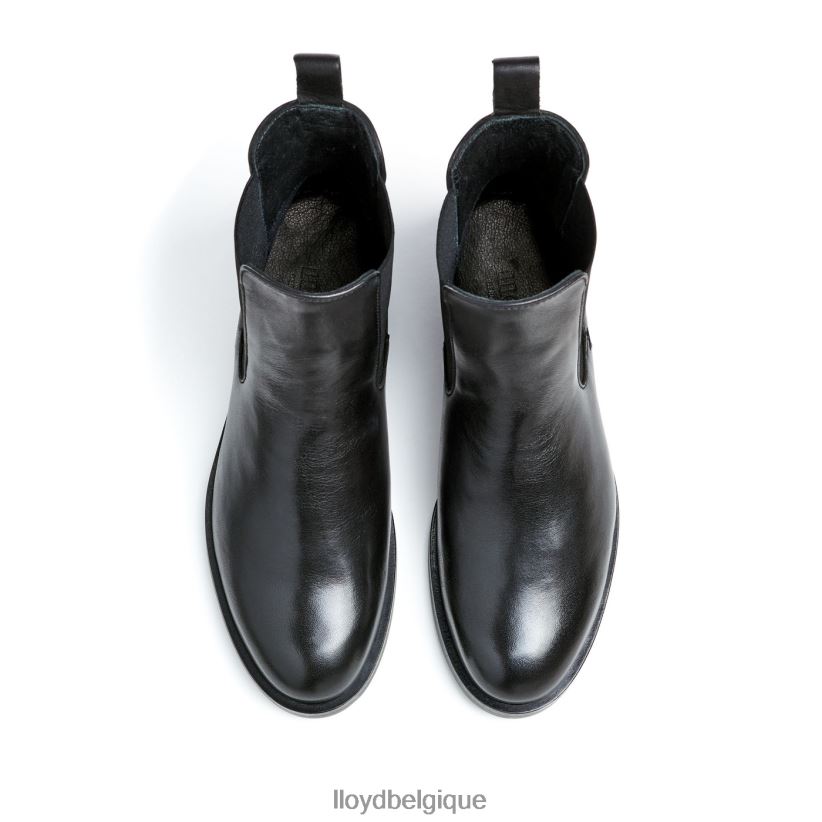 LLOYD bottines à enfiler en cuir lisse femmes noir 4Z6Z66932 chaussures