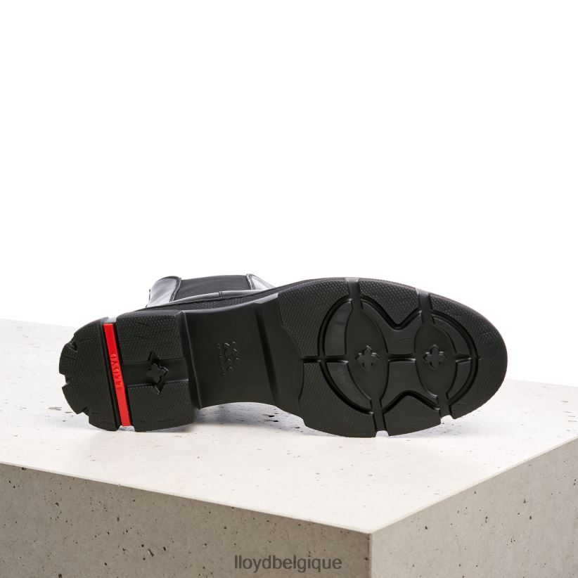 LLOYD bottines à enfiler en cuir lisse femmes noir 4Z6Z66954 chaussures