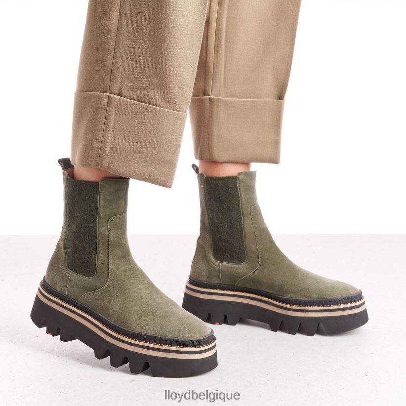 LLOYD bottines à enfiler femmes vert 4Z6Z66945 chaussures