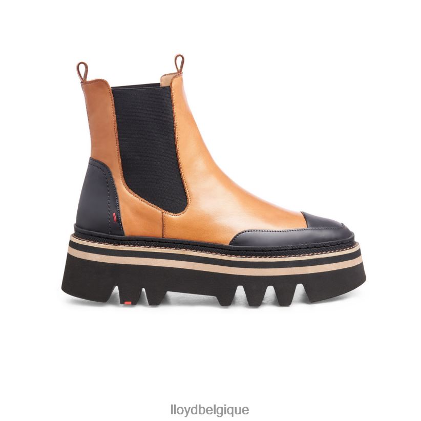 LLOYD bottines à enfiler à semelle en caoutchouc femmes brun 4Z6Z66943 chaussures