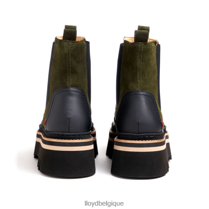 LLOYD bottines à enfiler à semelle en caoutchouc femmes vert 4Z6Z66944 chaussures