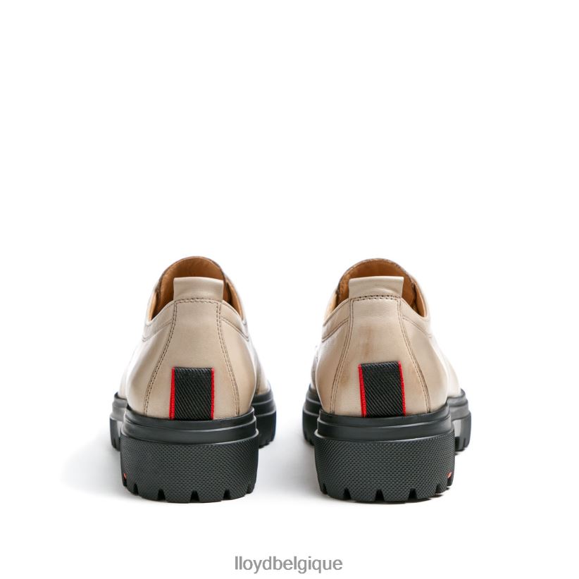 LLOYD demi-chaussures en cuir à lacets femmes beige 4Z6Z661029 chaussures