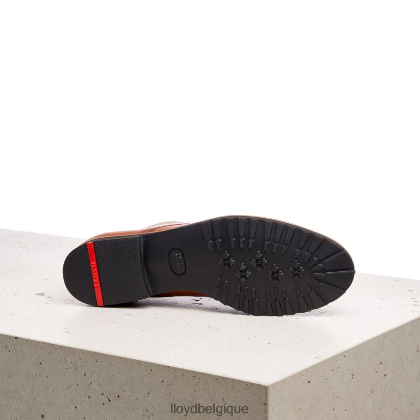 LLOYD demi-chaussures en cuir à lacets femmes brun 4Z6Z661057 chaussures