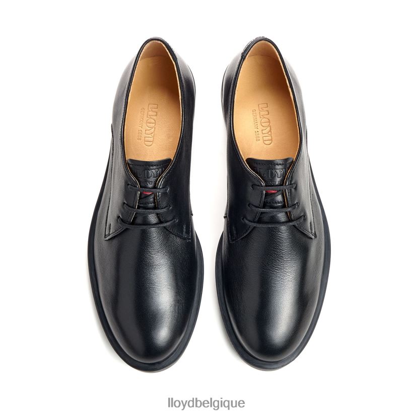 LLOYD demi-chaussures en cuir à lacets femmes noir 4Z6Z661023 chaussures