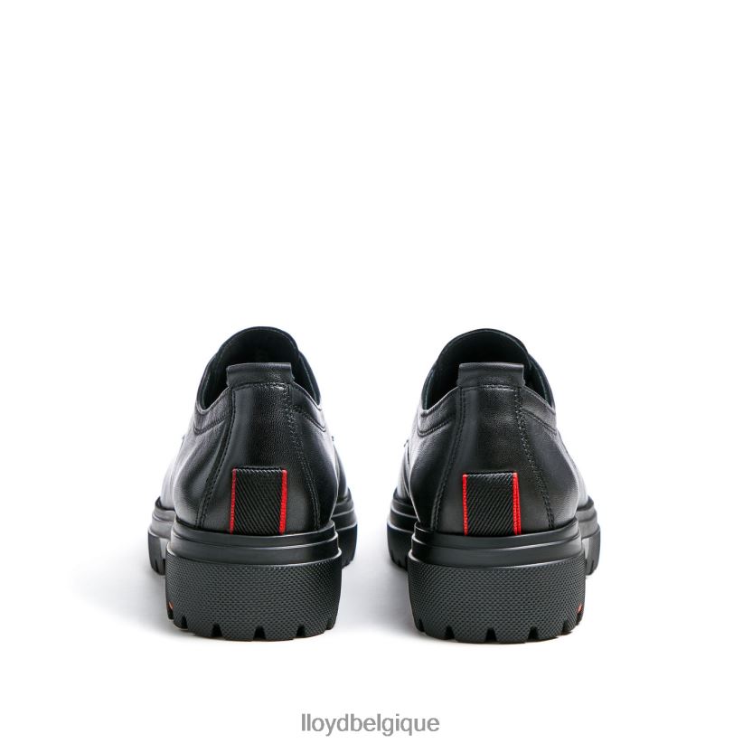 LLOYD demi-chaussures en cuir à lacets femmes noir 4Z6Z661028 chaussures