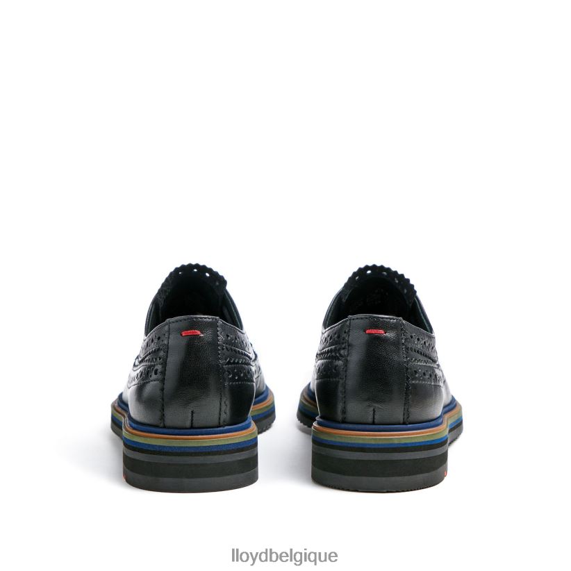 LLOYD demi-chaussures en cuir à lacets femmes noir 4Z6Z661031 chaussures