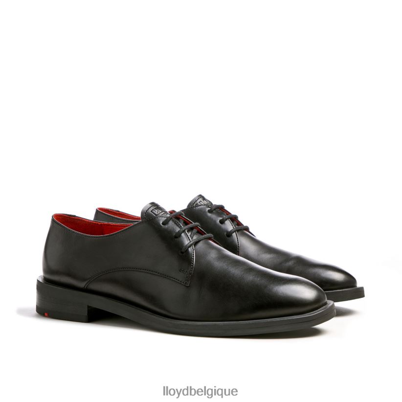 LLOYD demi-chaussures en cuir à lacets femmes noir 4Z6Z661035 chaussures