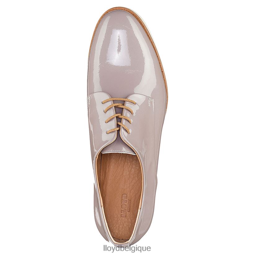 LLOYD demi-chaussures vernies à lacets femmes gris 4Z6Z661078 chaussures