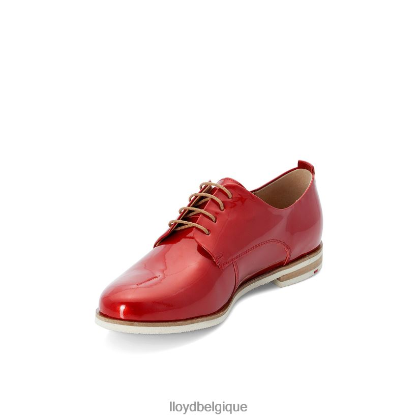 LLOYD demi-chaussures vernies à lacets femmes rouge 4Z6Z661102 chaussures