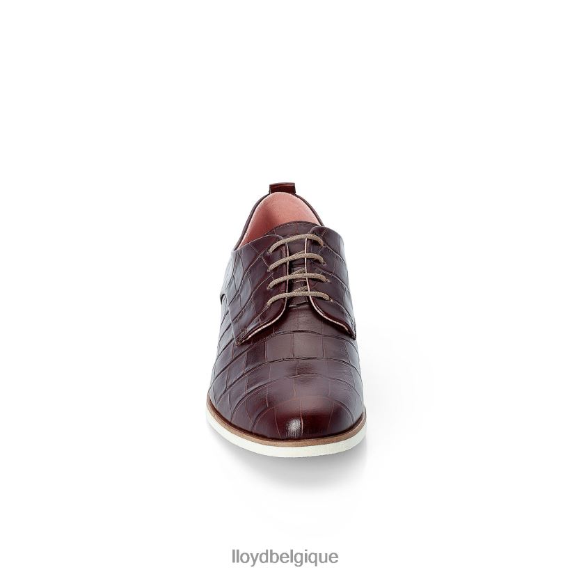 LLOYD demi-chaussures à lacets en cuir Rogh femmes brun 4Z6Z661091 chaussures