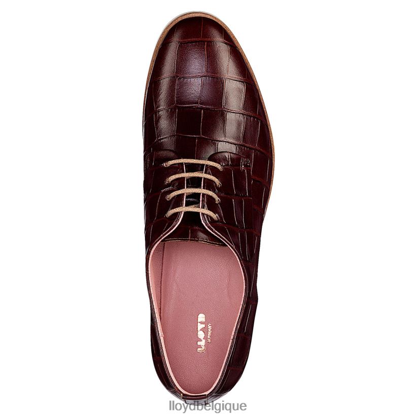 LLOYD demi-chaussures à lacets en cuir Rogh femmes brun 4Z6Z661091 chaussures