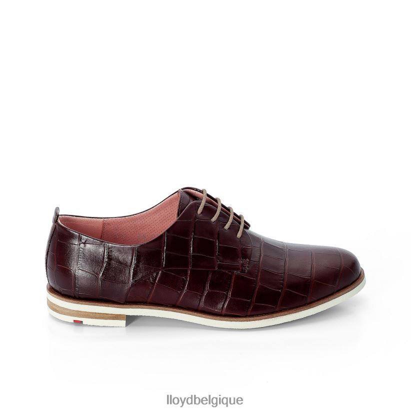 LLOYD demi-chaussures à lacets en cuir Rogh femmes brun 4Z6Z661091 chaussures