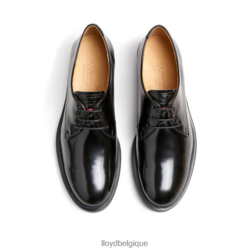 LLOYD demi-chaussures à lacets en cuir Rogh femmes noir 4Z6Z661022 chaussures