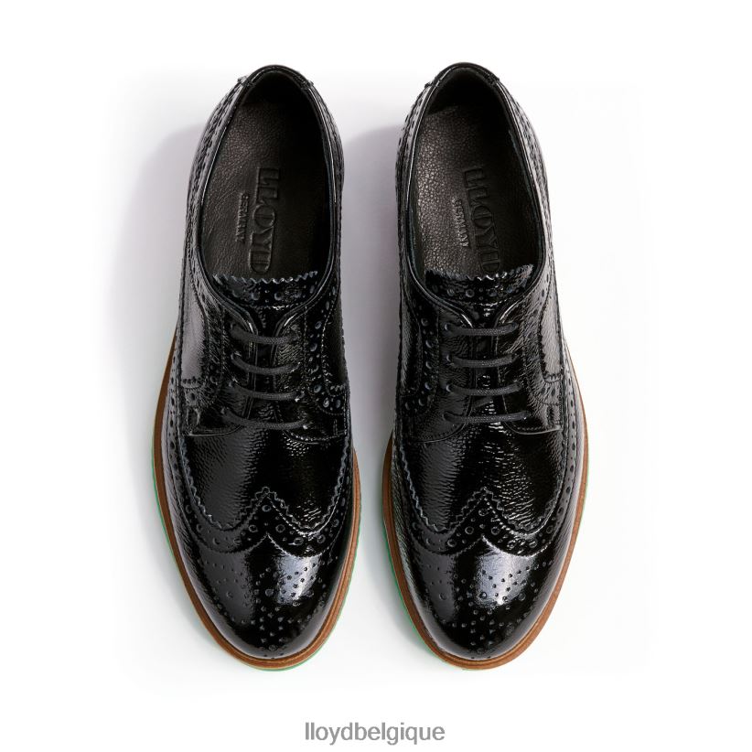 LLOYD demi-chaussures à lacets en cuir Rogh femmes noir 4Z6Z661068 chaussures