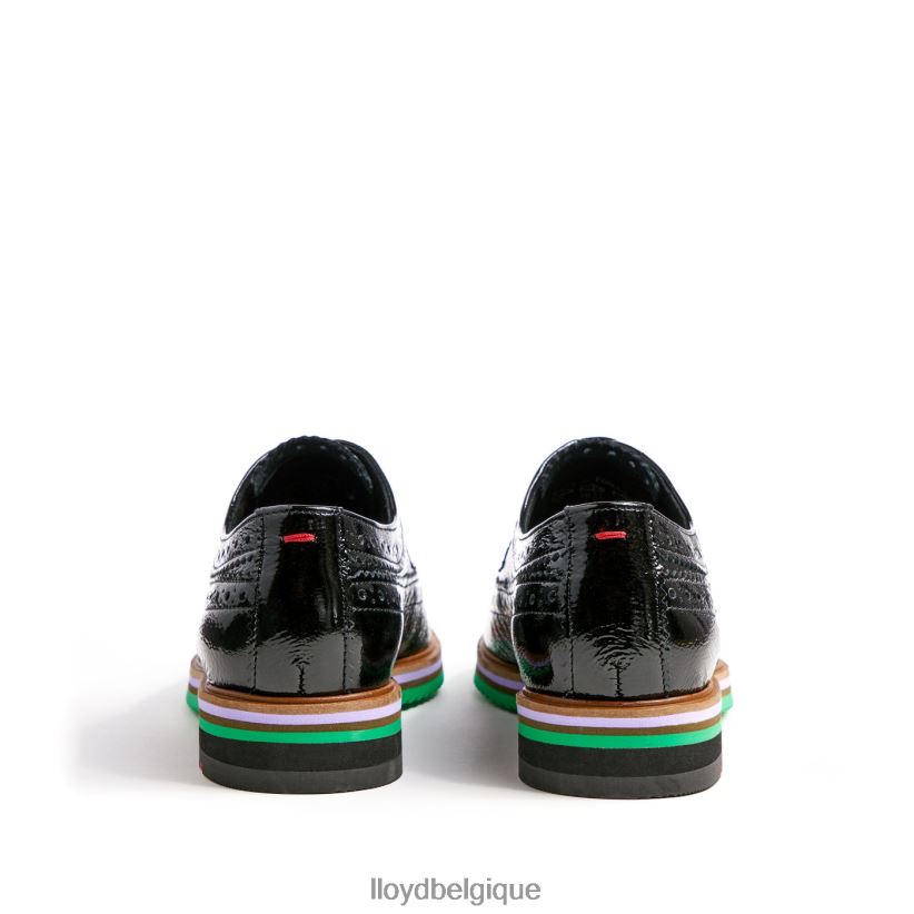 LLOYD demi-chaussures à lacets en cuir Rogh femmes noir 4Z6Z661068 chaussures