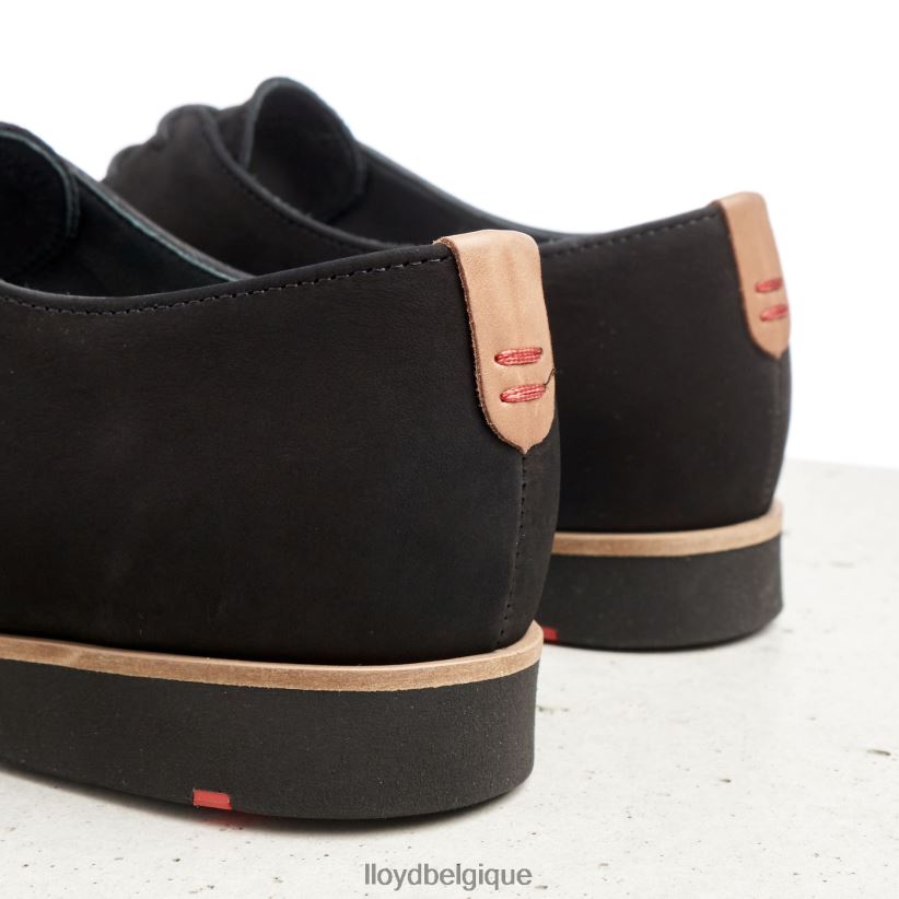 LLOYD demi-chaussures à lacets en cuir Rogh femmes noir 4Z6Z661071 chaussures
