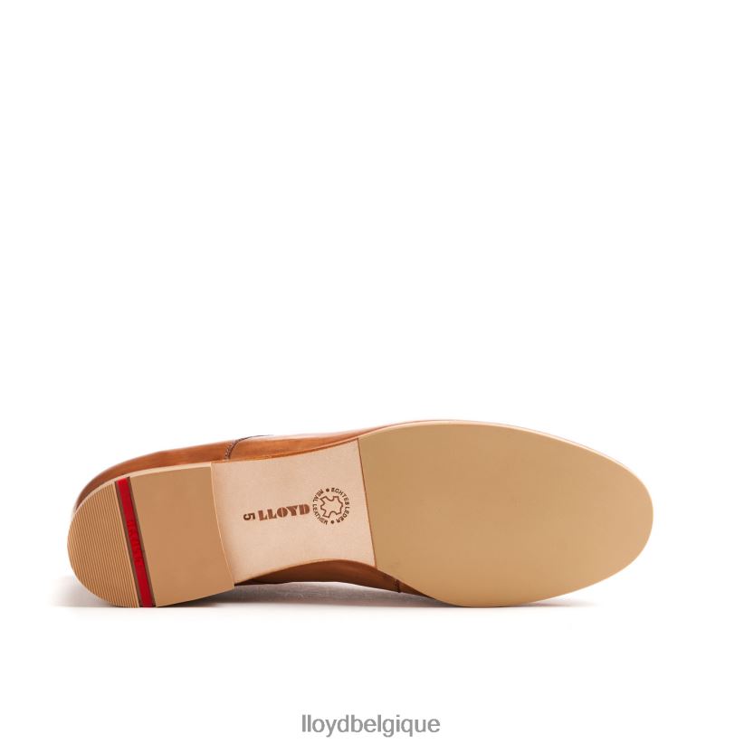LLOYD demi-chaussures à lacets en cuir lisse femmes brun 4Z6Z661067 chaussures