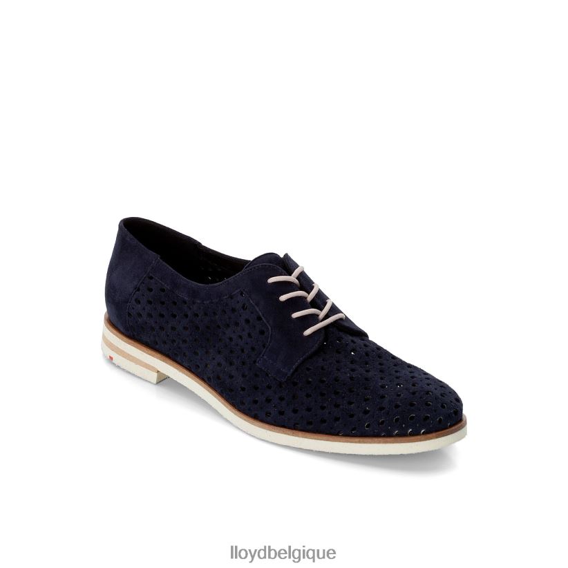 LLOYD demi-chaussures à lacets en daim femmes bleu 4Z6Z661182 chaussures