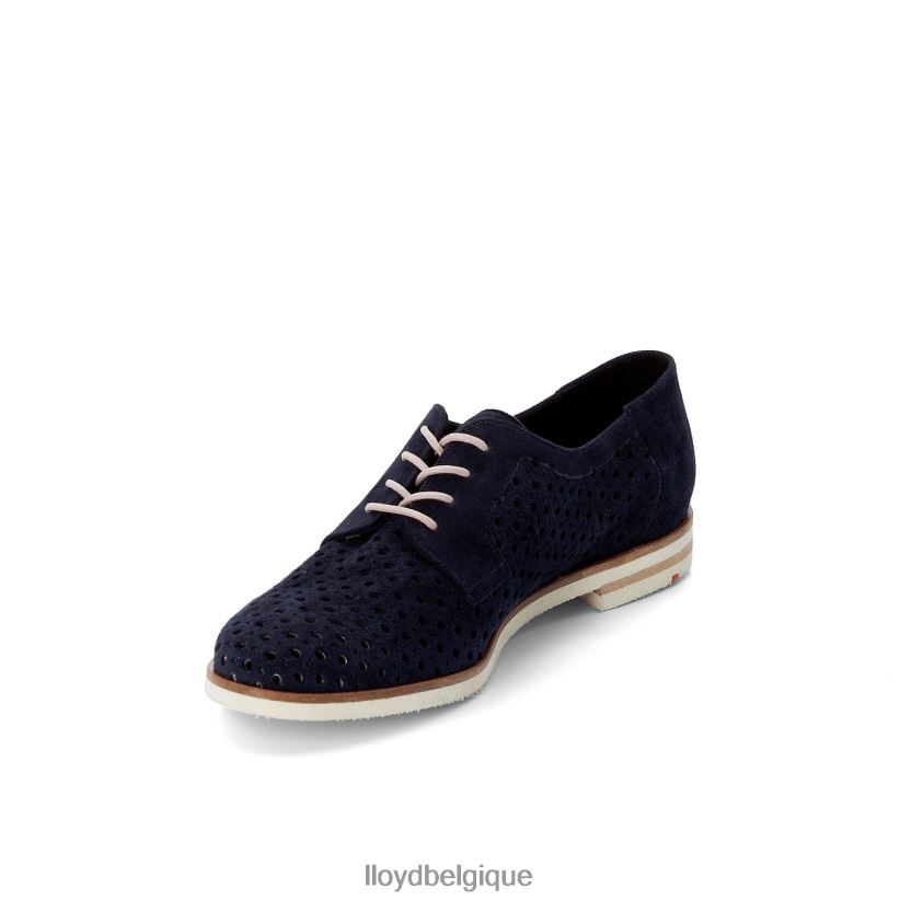 LLOYD demi-chaussures à lacets en daim femmes bleu 4Z6Z661182 chaussures
