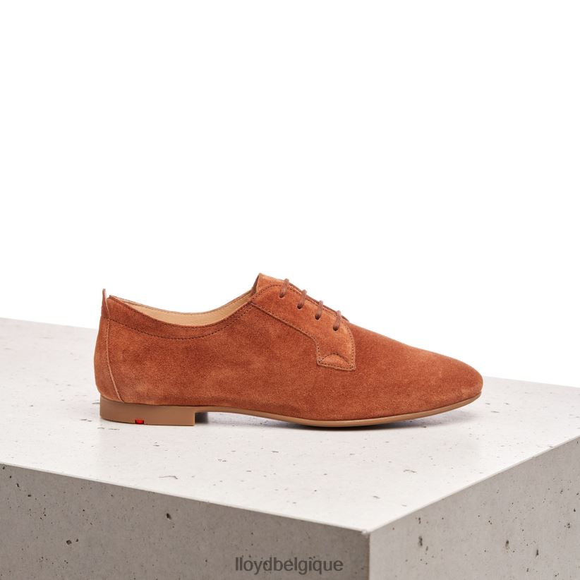 LLOYD demi-chaussures à lacets en daim femmes brun 4Z6Z661185 chaussures