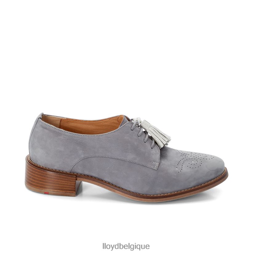 LLOYD demi-chaussures à lacets en daim femmes gris 4Z6Z661084 chaussures