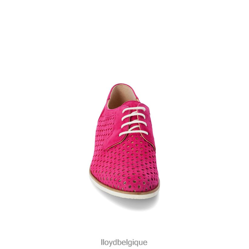 LLOYD demi-chaussures à lacets en daim femmes rouge 4Z6Z661359 chaussures