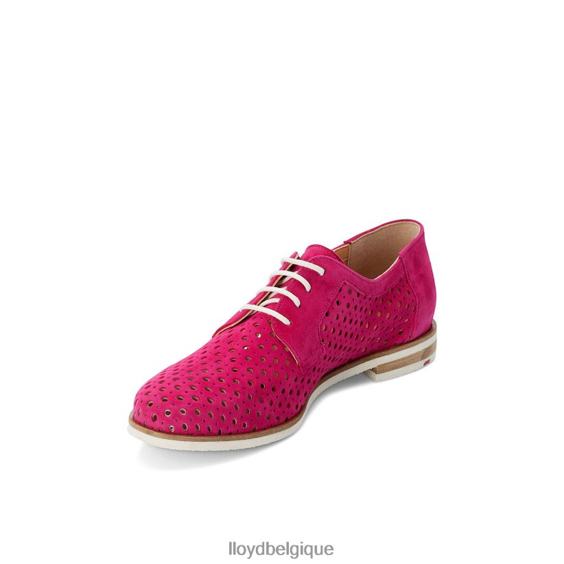 LLOYD demi-chaussures à lacets en daim femmes rouge 4Z6Z661359 chaussures