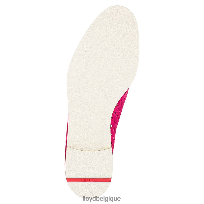 LLOYD demi-chaussures à lacets en daim femmes rouge 4Z6Z661359 chaussures