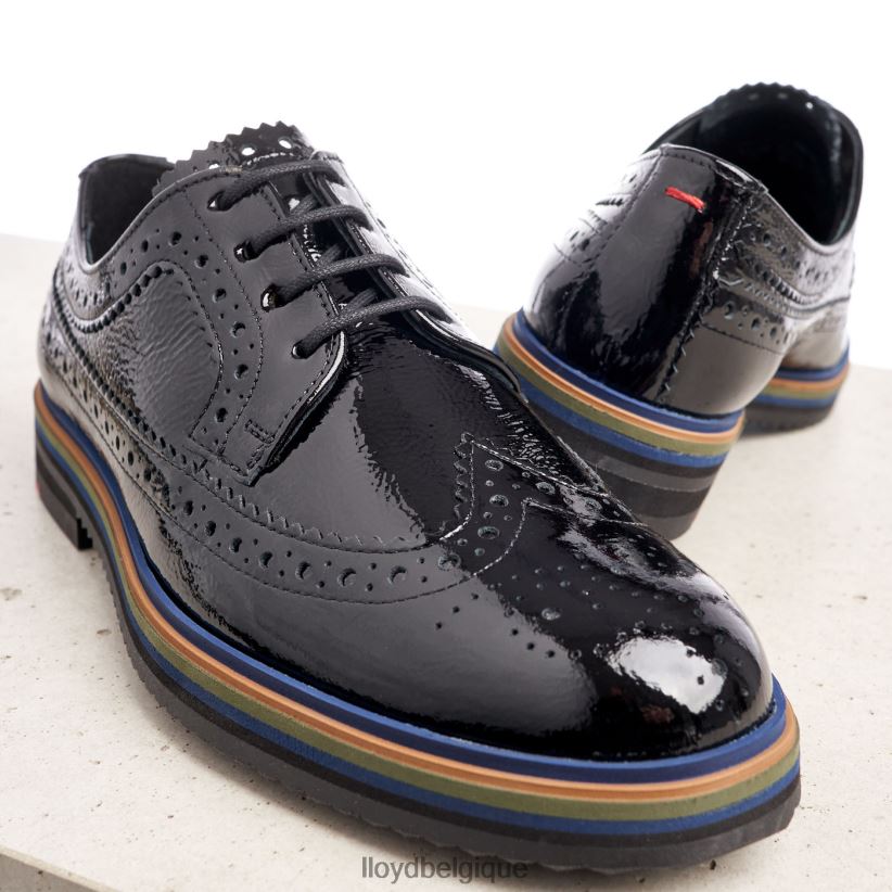 LLOYD demi-chaussures à lacets femmes noir 4Z6Z661043 chaussures