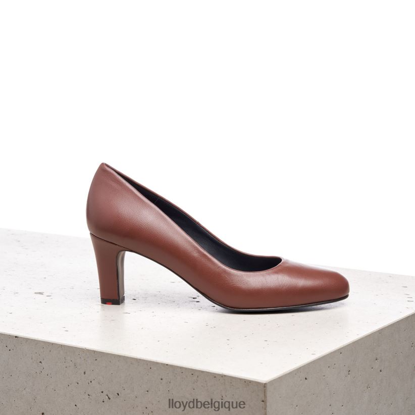 LLOYD escarpins en cuir lisse femmes brun 4Z6Z661050 chaussures