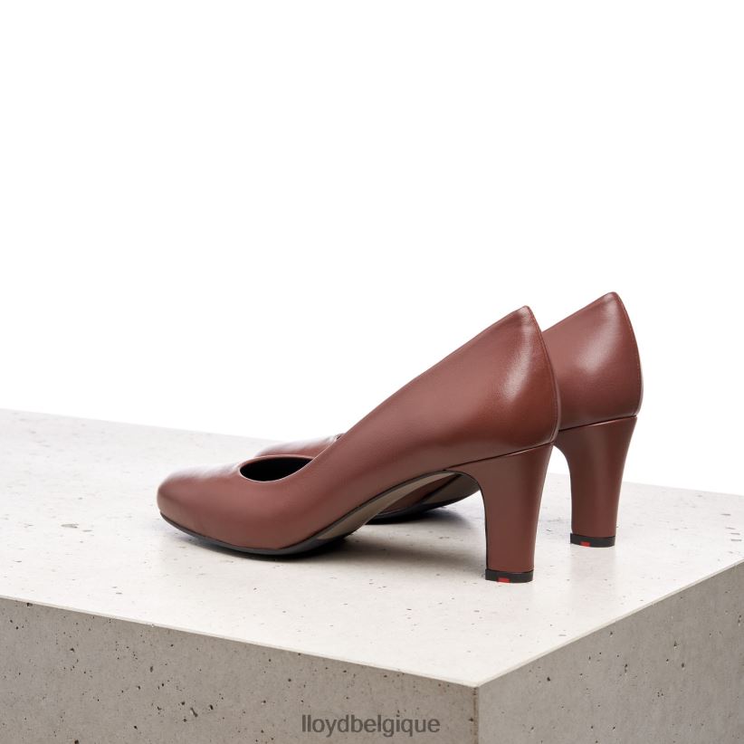 LLOYD escarpins en cuir lisse femmes brun 4Z6Z661050 chaussures