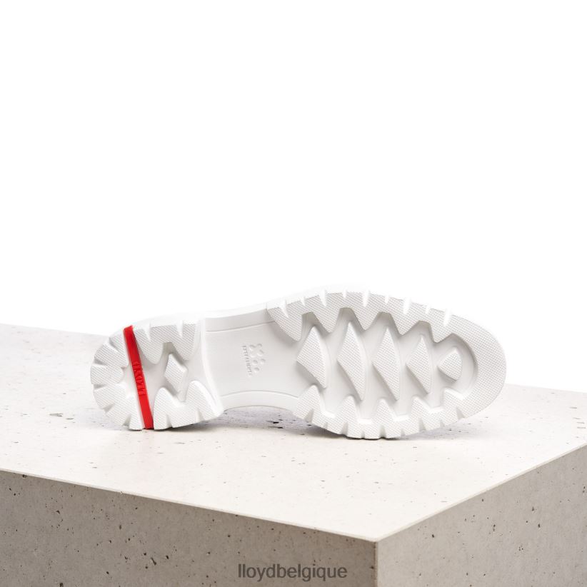 LLOYD mule à enfiler en cuir lisse femmes blanc 4Z6Z661011 chaussures