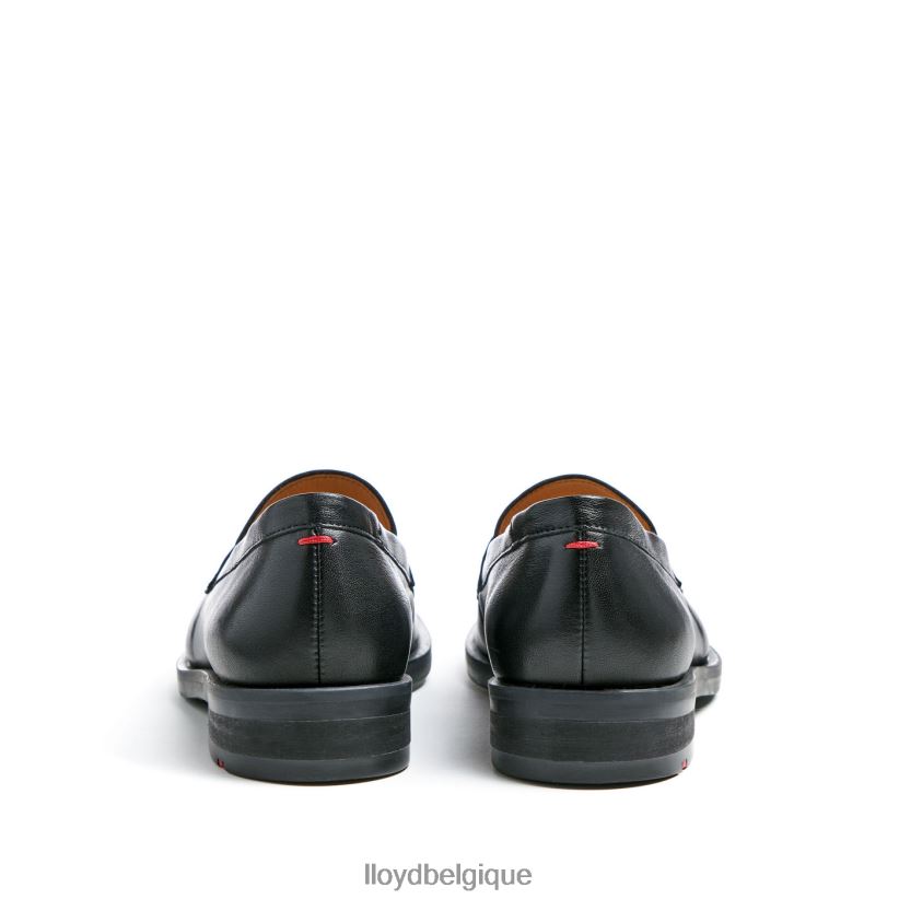 LLOYD mule à enfiler en cuir lisse femmes noir 4Z6Z661025 chaussures