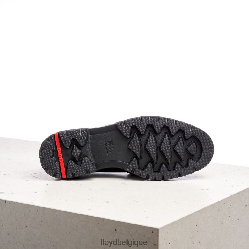 LLOYD mule à enfiler en cuir lisse femmes noir 4Z6Z661357 chaussures