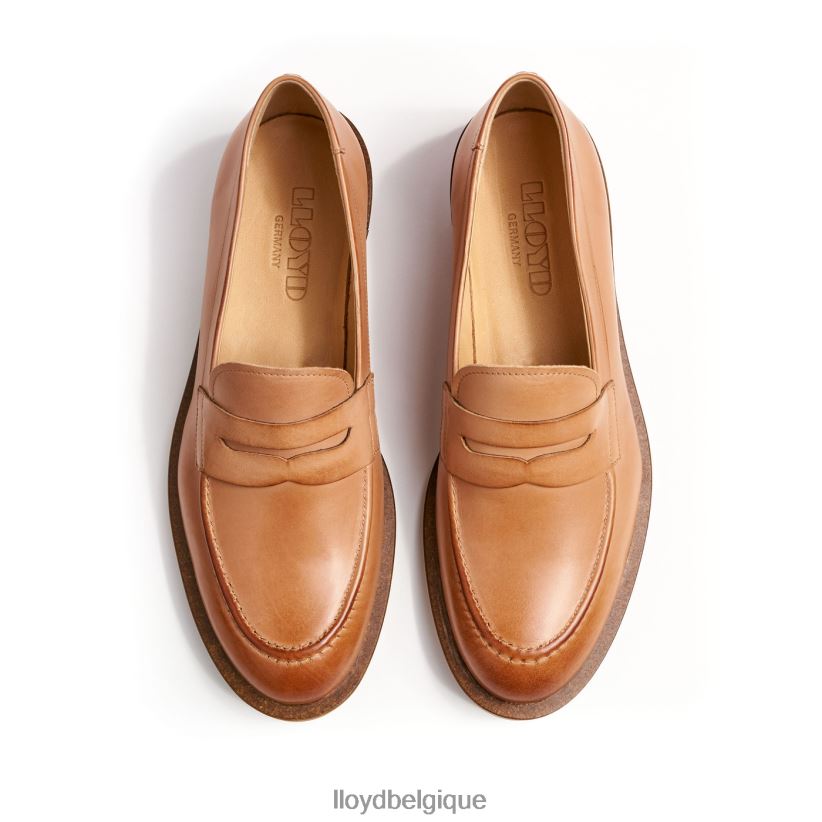 LLOYD pantoufle en cuir femmes brun 4Z6Z661077 chaussures