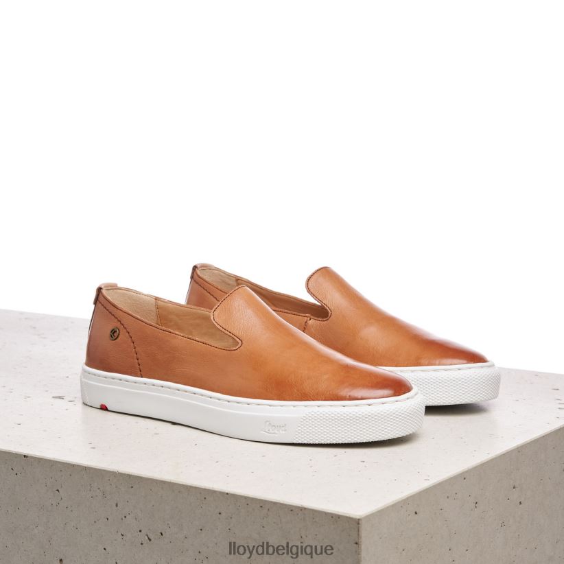 LLOYD pantoufle en cuir femmes brun 4Z6Z661349 chaussures