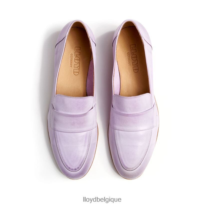 LLOYD pantoufle en cuir femmes violet 4Z6Z661128 chaussures
