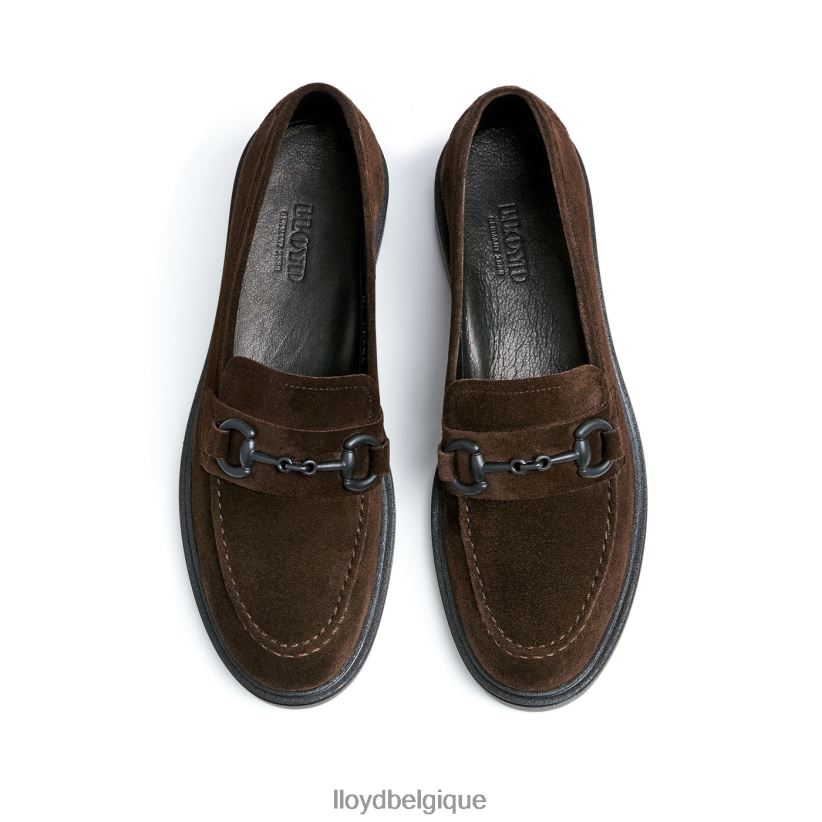 LLOYD pantoufle en cuir à enfiler femmes brun 4Z6Z661110 chaussures