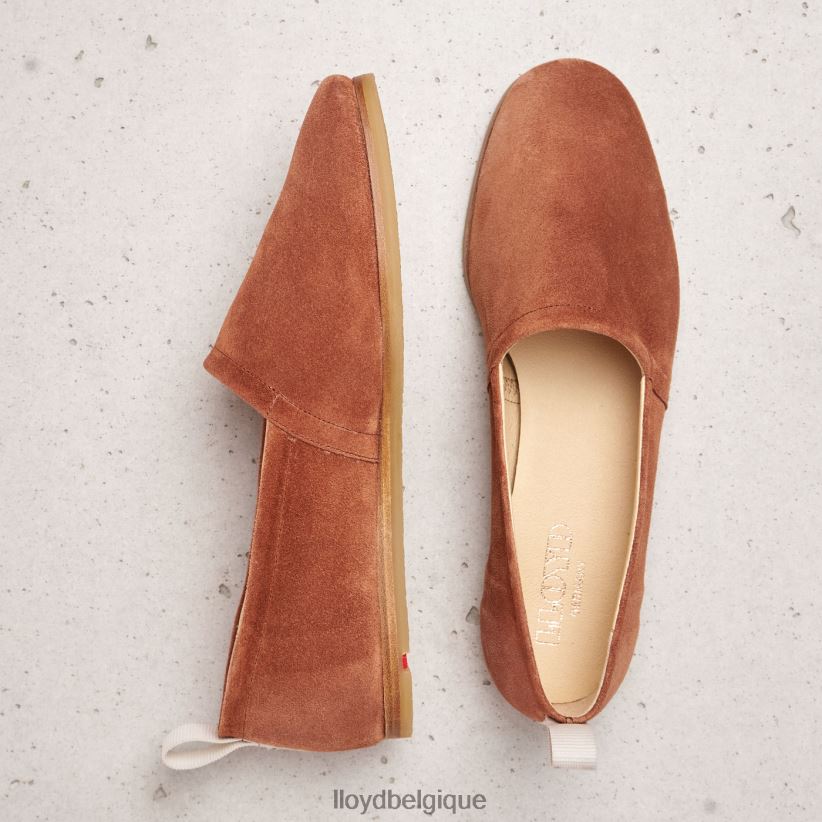LLOYD pantoufle en cuir à enfiler femmes brun 4Z6Z661123 chaussures