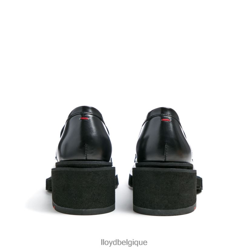 LLOYD pantoufle en cuir à enfiler femmes noir 4Z6Z661113 chaussures